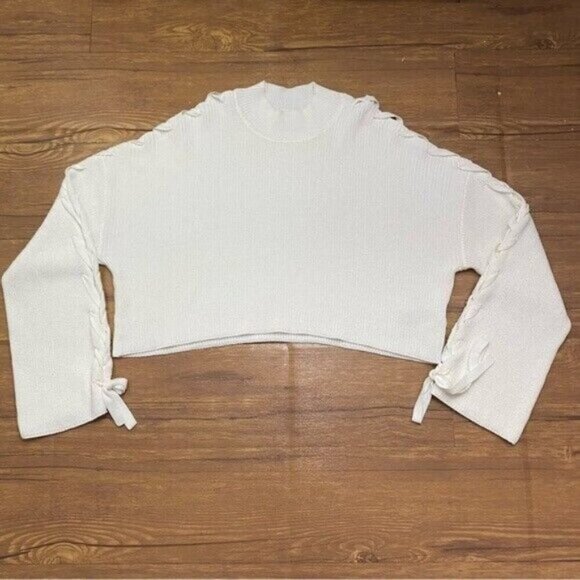 Aritzia Wilfred Salome Sweater Tied Women Size 1 (XS) - Picture 3 of 9